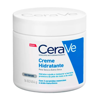 Cerave Creme Hidratante Pele Seca e Extra Seca 454G