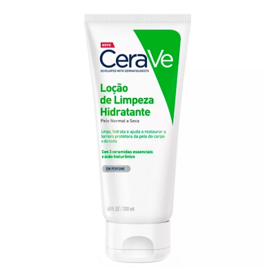 Cerave Loção de Limpeza Hidratante Pele Normal A Seca 200ML