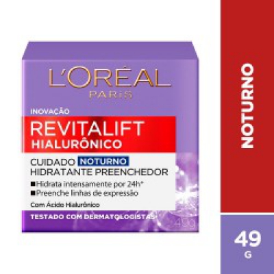 Revitalift Hialurônico Noturno 49G