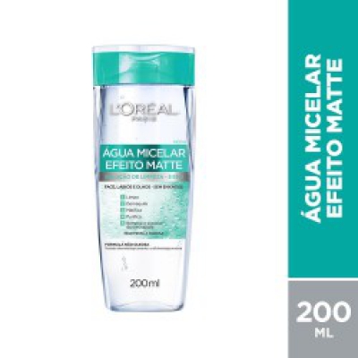 Água Micelar Loreal Efeito Matte 200ML