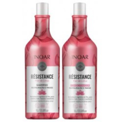 Shampoo+Condicionador Inoar Resistance Flor Lotus 1L