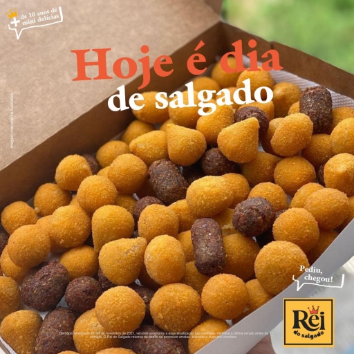Salgado Frito (100Unid)