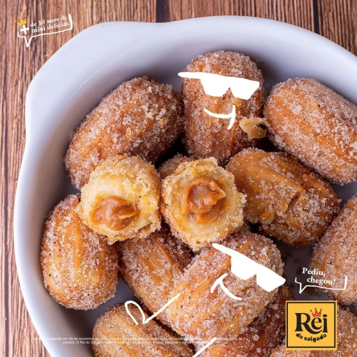Mini Churros Doce de Leite (50Unid)