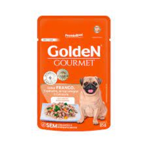 Ração Úmida Golden Gourmet Para Cães Adultos de Porte Pequen