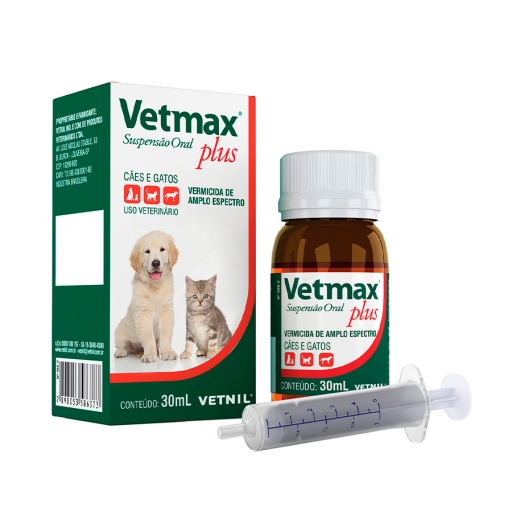 Vetmax Plus Suspensão Vetnil 30 ML