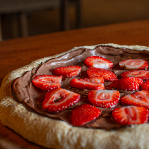 Pizza Grande Nutella & Fragole