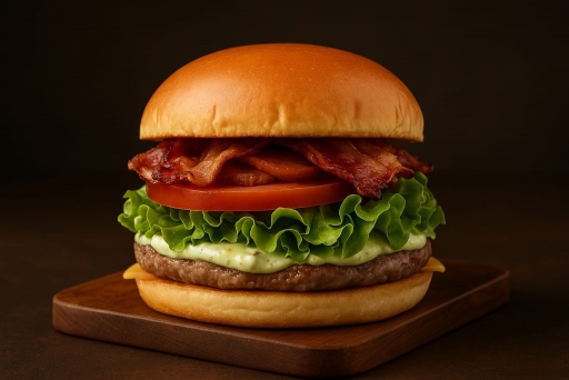 !cheese Bacon Salada do Rock **120G (Artesanal)