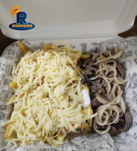 Fritas Com  Isca de Alcatra