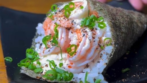 Temaki Ebi Cheese
