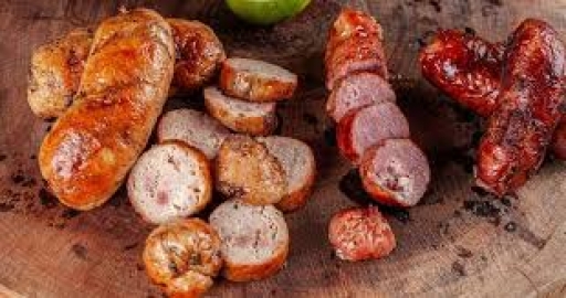 232*mini*linguiça Churras - Arroz,feijão,farofa,fritas,salad