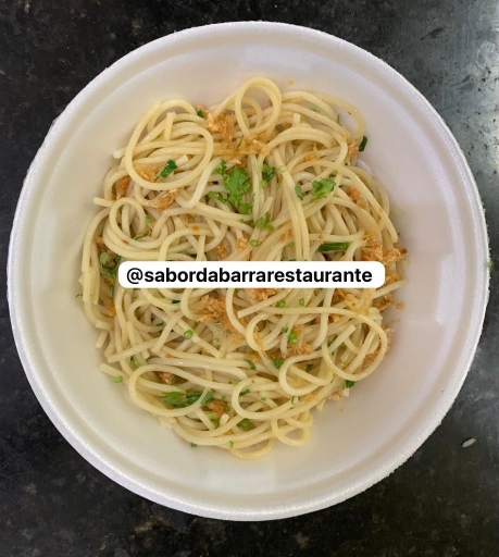 804 - Macarrão Ao Alho e Oléo e Bacon