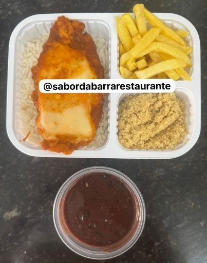 Executivo Frango À Parmê - Arroz, Feijão, Farofa e Fritas