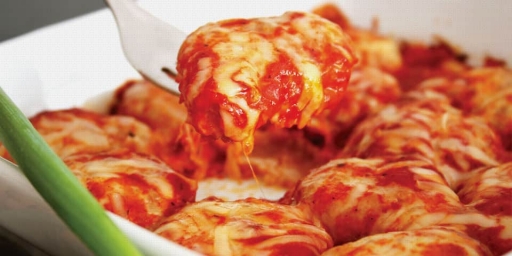 Parmegiana de Frango C/  Molho Especial Queijo e Presunto