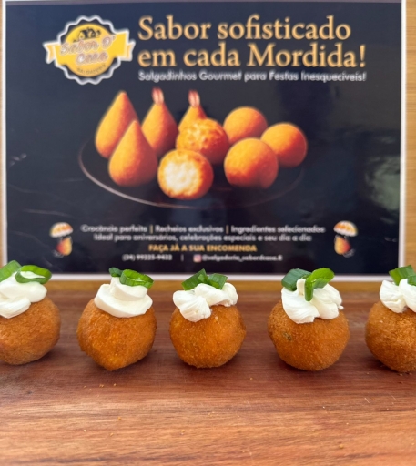 Bolinho de Salmão Frito