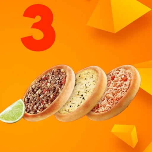 * Escolha 3 Esfihas Abertas Por R$13,99