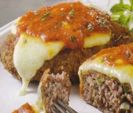 Bife de Carne Moída À Parmegiana (Médio)