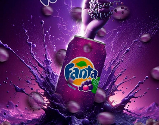 Fanta Uva Lata - 350ML