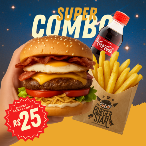 Super Combo - X-Tudo 90G + Batata P + Coca 200ML