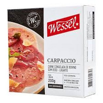 Carpaccio Wessel Carne Bovina 200G