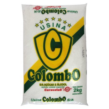 Açucar Cristal Colombo 2KG