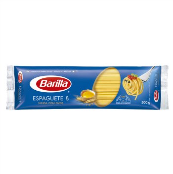 Massa Barilla Ovos 500G Espaguete Nº8