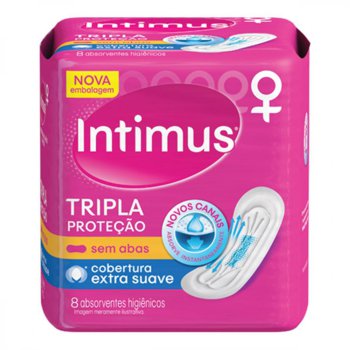 Absorvente Intimus Gel Suave S/abas C/8
