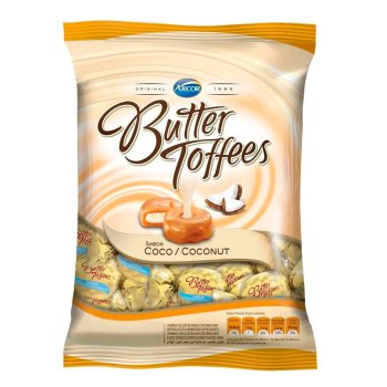 Bala Arcor Butter Toffees 100G Coco