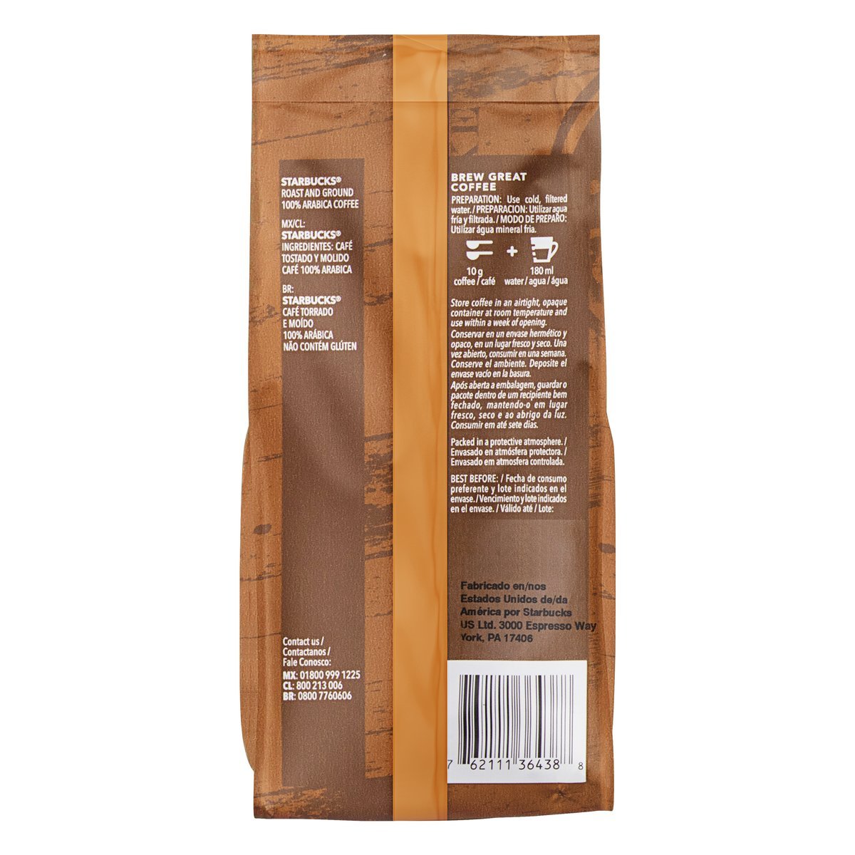 Cafe Starbucks Med Roast 250G