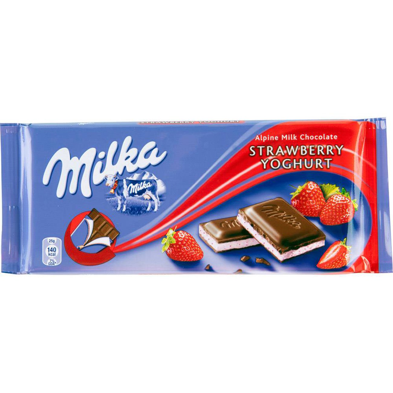 Milka Bubbly Strawberry 100G