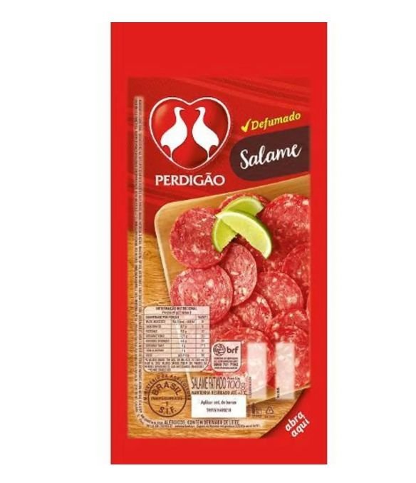 Salame Fatiado Perdigao 100G