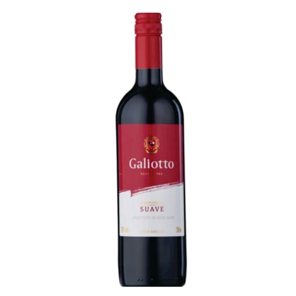Vinho Galiotto Tinto Suave 750ML