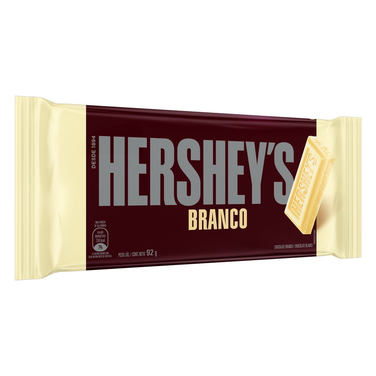 Barra Hersheys Choc Bco 82G