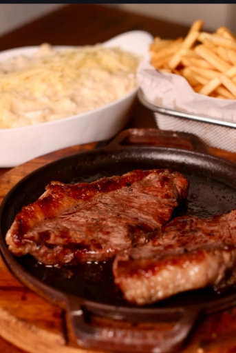 Picanha Com Arroz À Piamontese (1/2 Porção)