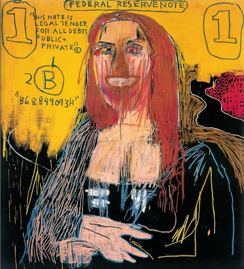 Jean-Michel Basquiat, Mona Lisa, 1983.