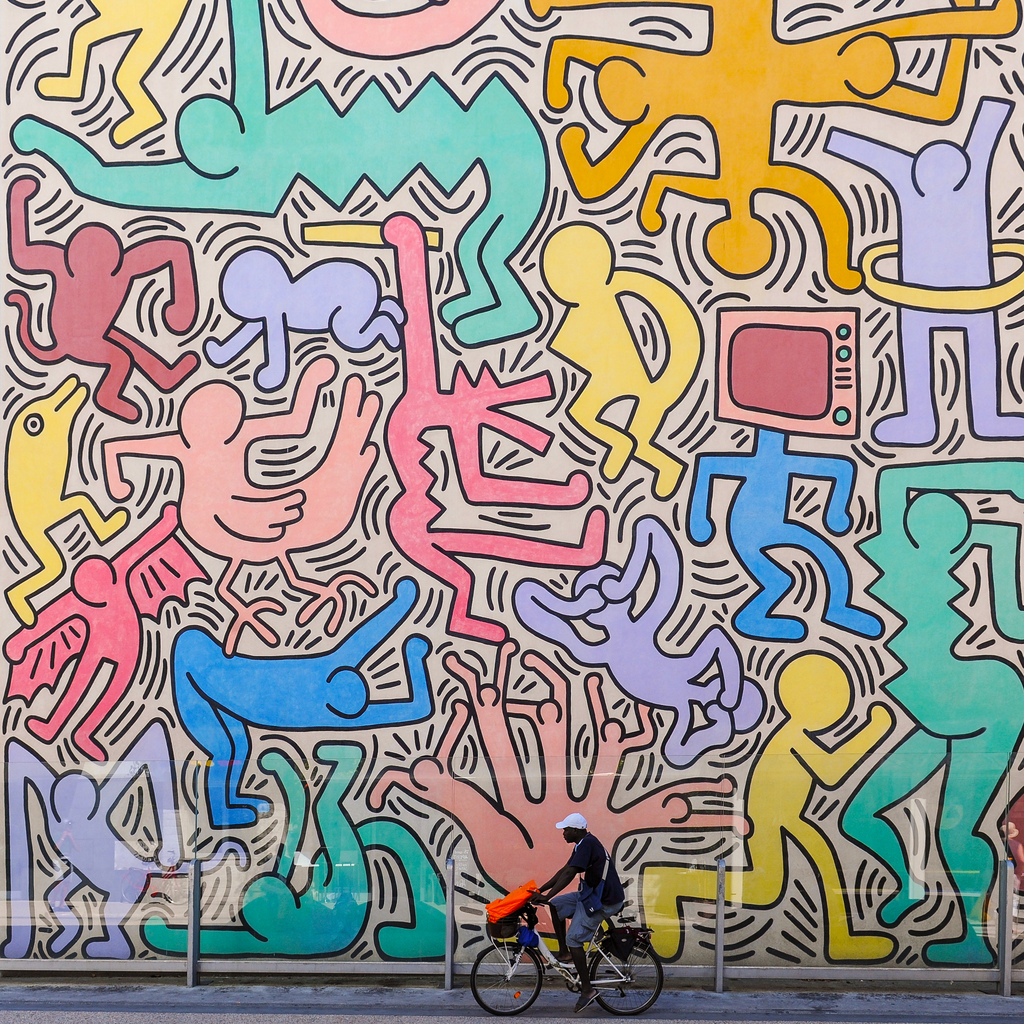 Tuttomondo, Keith Haring, Pisa, 1989