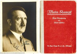 O livro escrito por Hitler, Mein Kampf