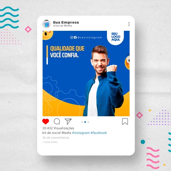 Kit de Social Media - Posts Prontos para  Oficina Mecânica – Auto Peças no Canva com Legendas - Imagem 14