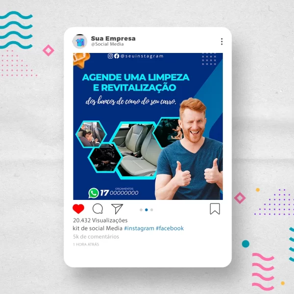 Kit de Social Media - Posts Prontos para  Oficina Mecânica – Auto Peças no Canva com Legendas - Imagem 28