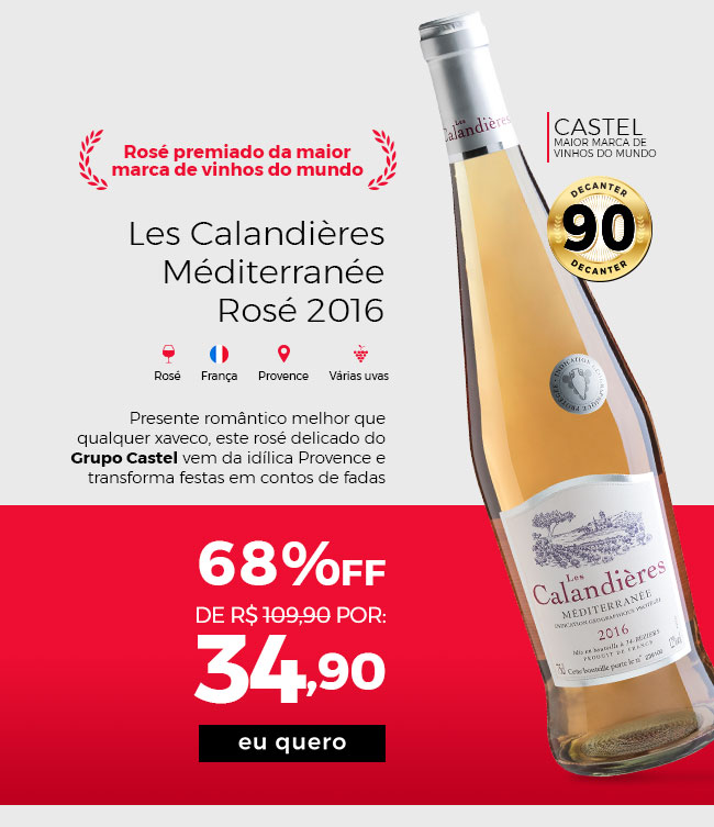 Les Calandieres Mediterranee Rose 2016