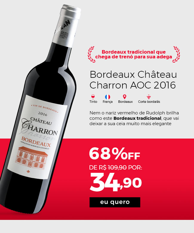 Bordeaux Chateau Charron AOC 2016