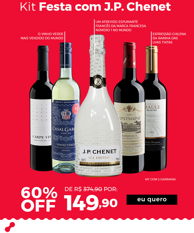 Kit Festa com J.P. Chenet