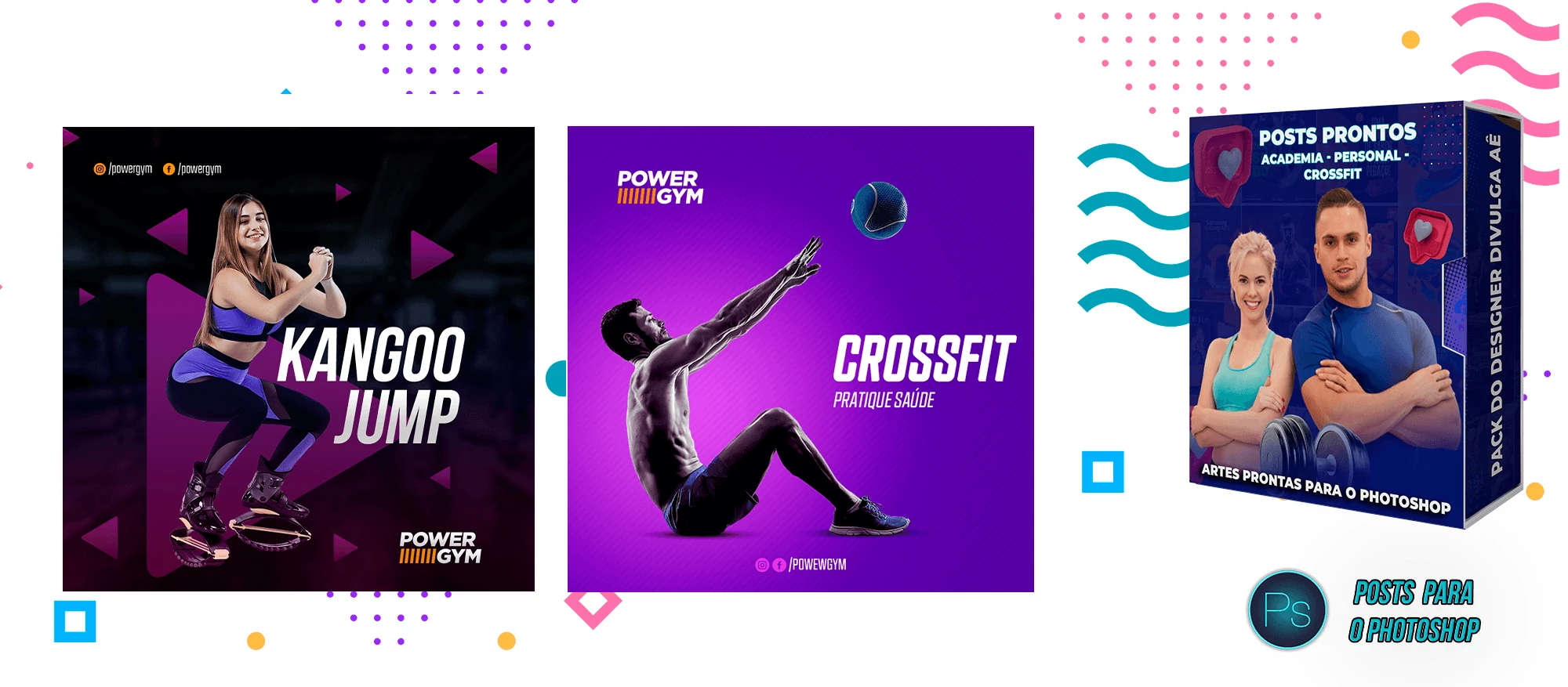 Pack de Posts Prontos com Legendas - Academias - Personal Trainer - Imagem 11