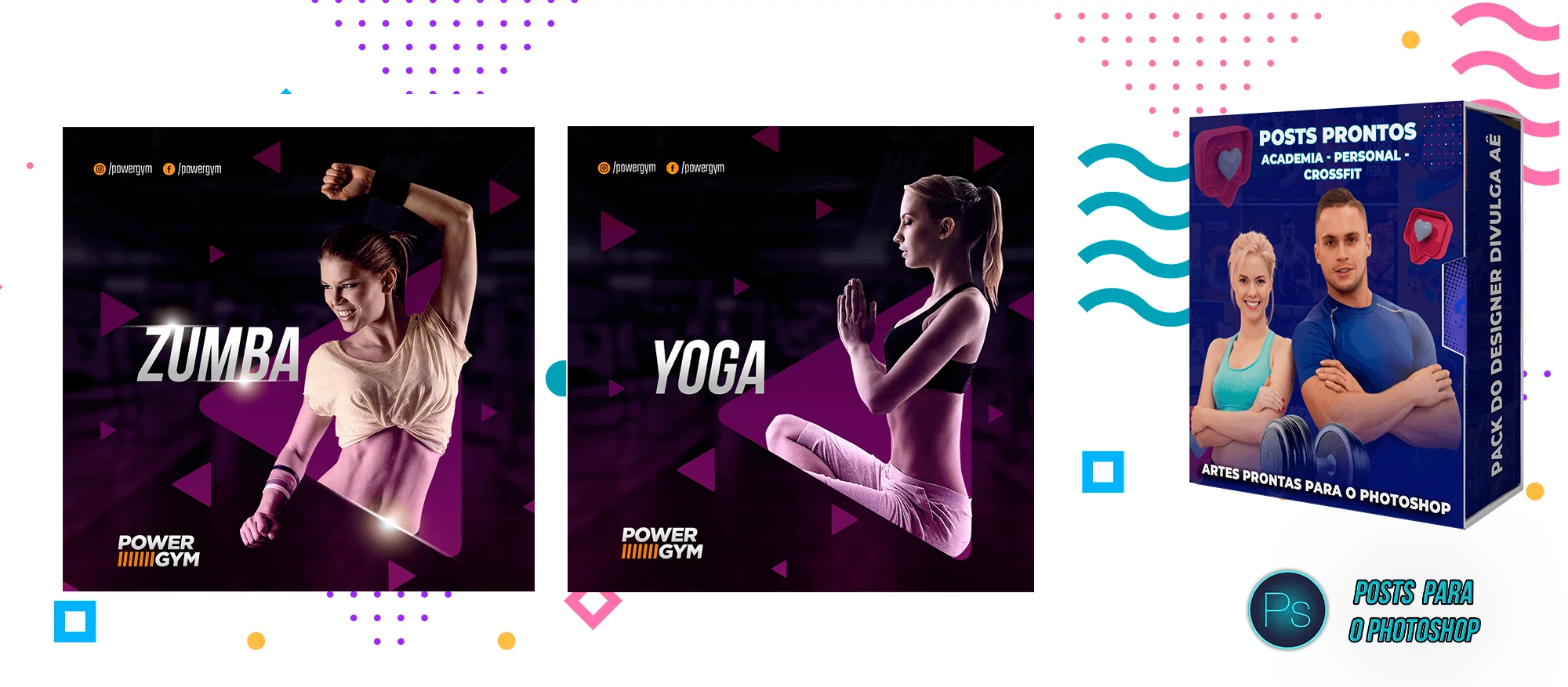 Pack de Posts Prontos com Legendas - Academias - Personal Trainer - Imagem 15