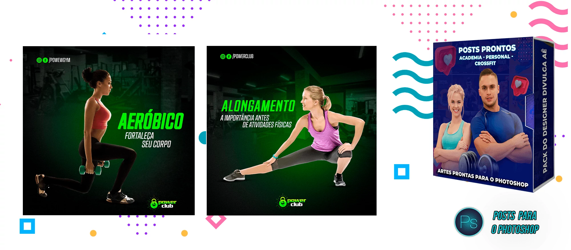 Pack de Posts Prontos com Legendas - Academias - Personal Trainer - Imagem 18