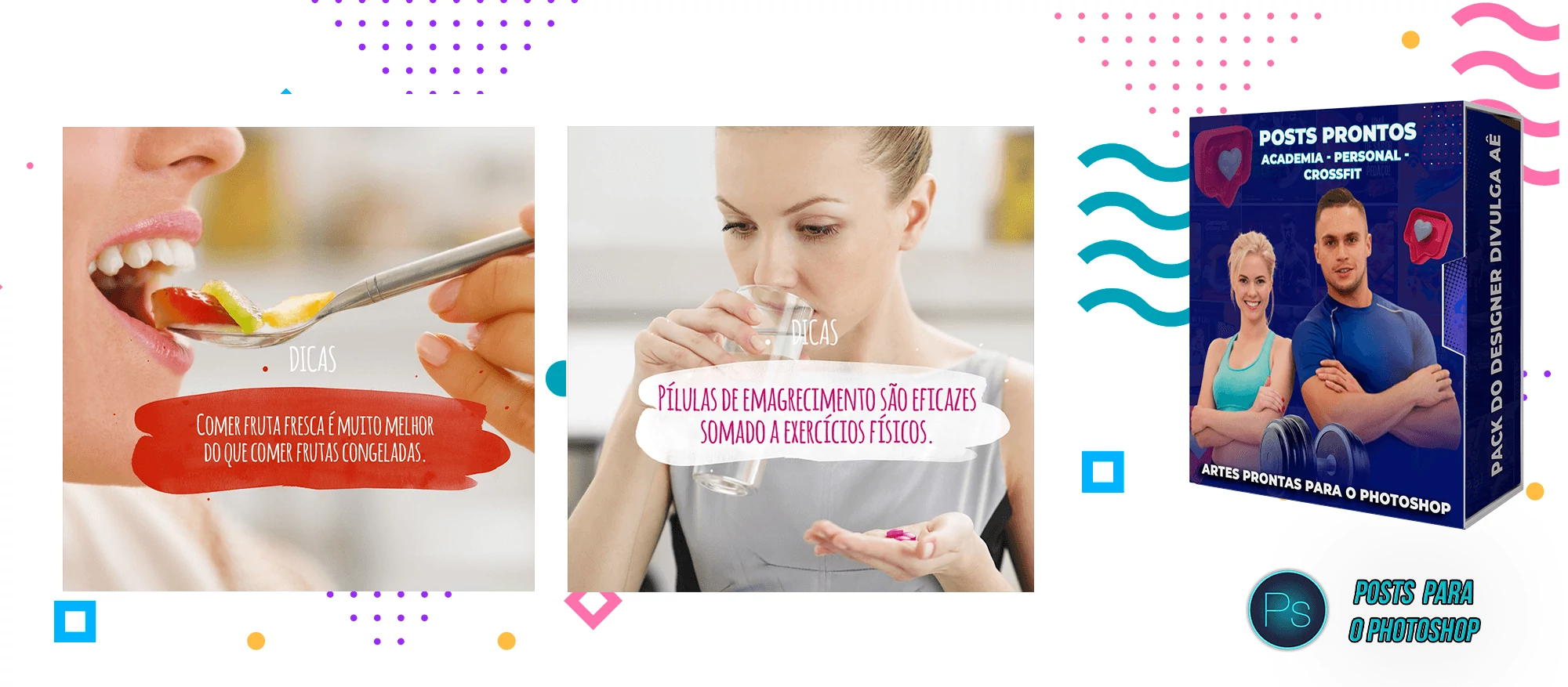 Pack de Posts Prontos com Legendas - Academias - Personal Trainer - Imagem 16