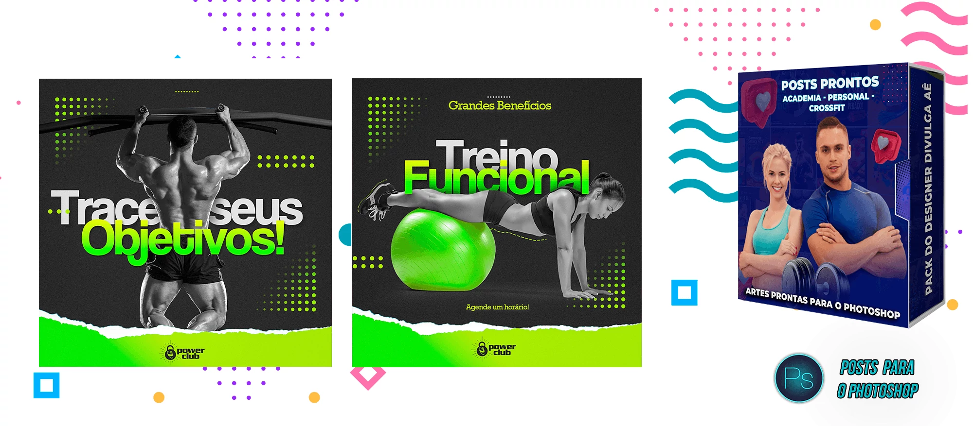 Pack de Posts Prontos com Legendas - Academias - Personal Trainer - Imagem 2