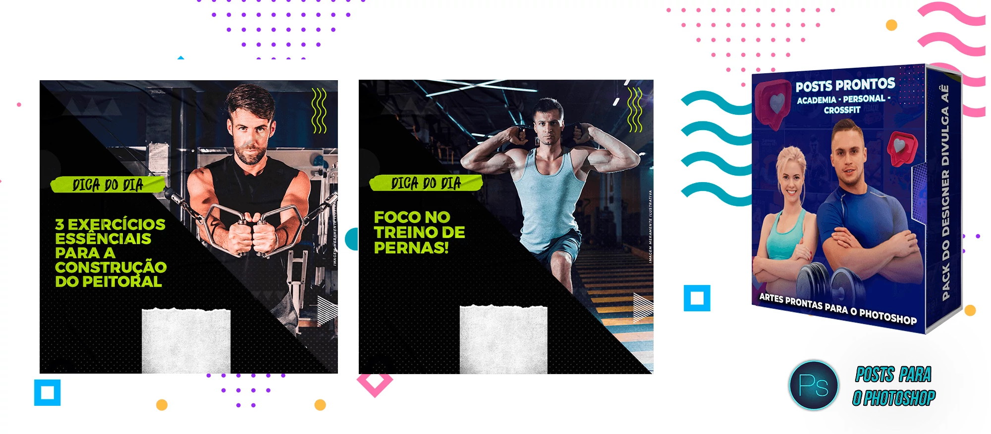 Pack de Posts Prontos com Legendas - Academias - Personal Trainer - Imagem 14