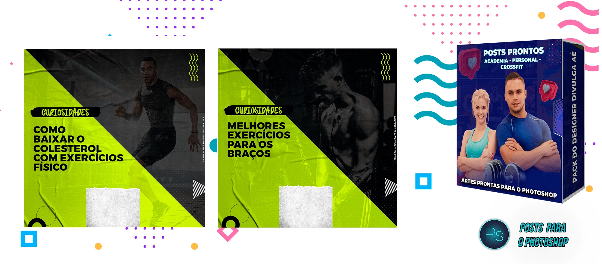Pack de Posts Prontos com Legendas - Academias - Personal Trainer - Imagem 9