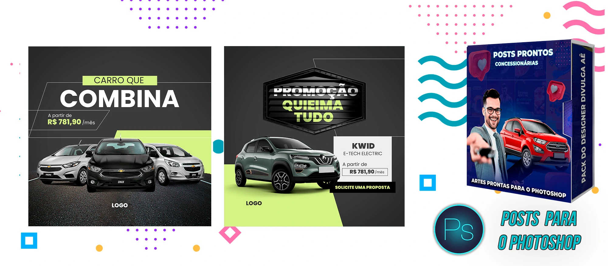 Pack de Posts Prontos - Concessionária - Revendedora de carros usados - Imagem 8