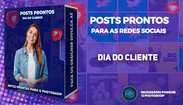 Pack de Posts Editaveis - 15 De Setembro - Dia do Cliente no Photoshop